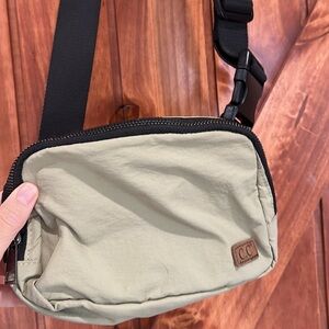 CHANEL Light Tan Messenger Bag for Men